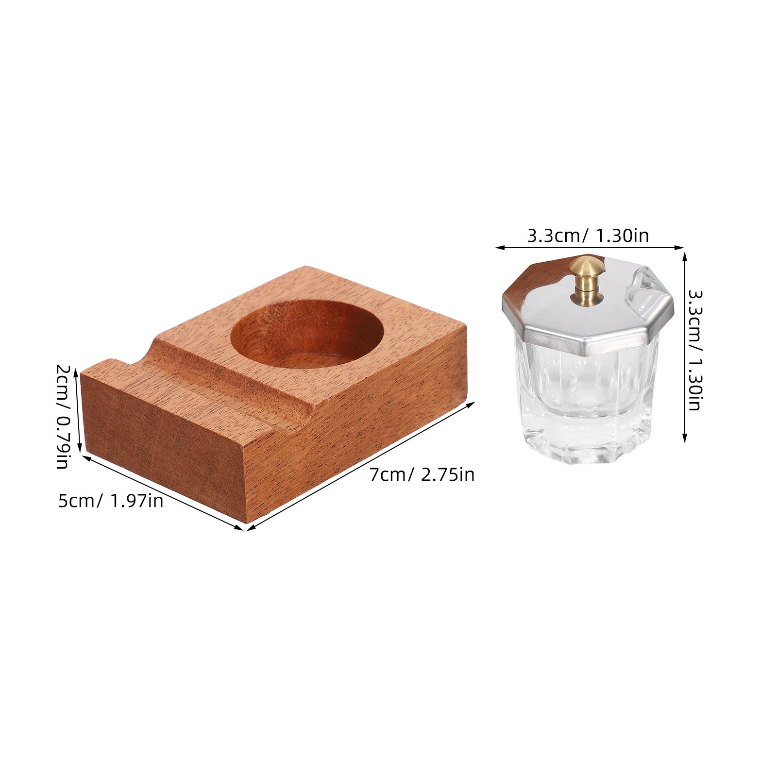 1Set Minimalist Sapele Wood Di - đánh giá và giá Calligraphy Ink Bottle