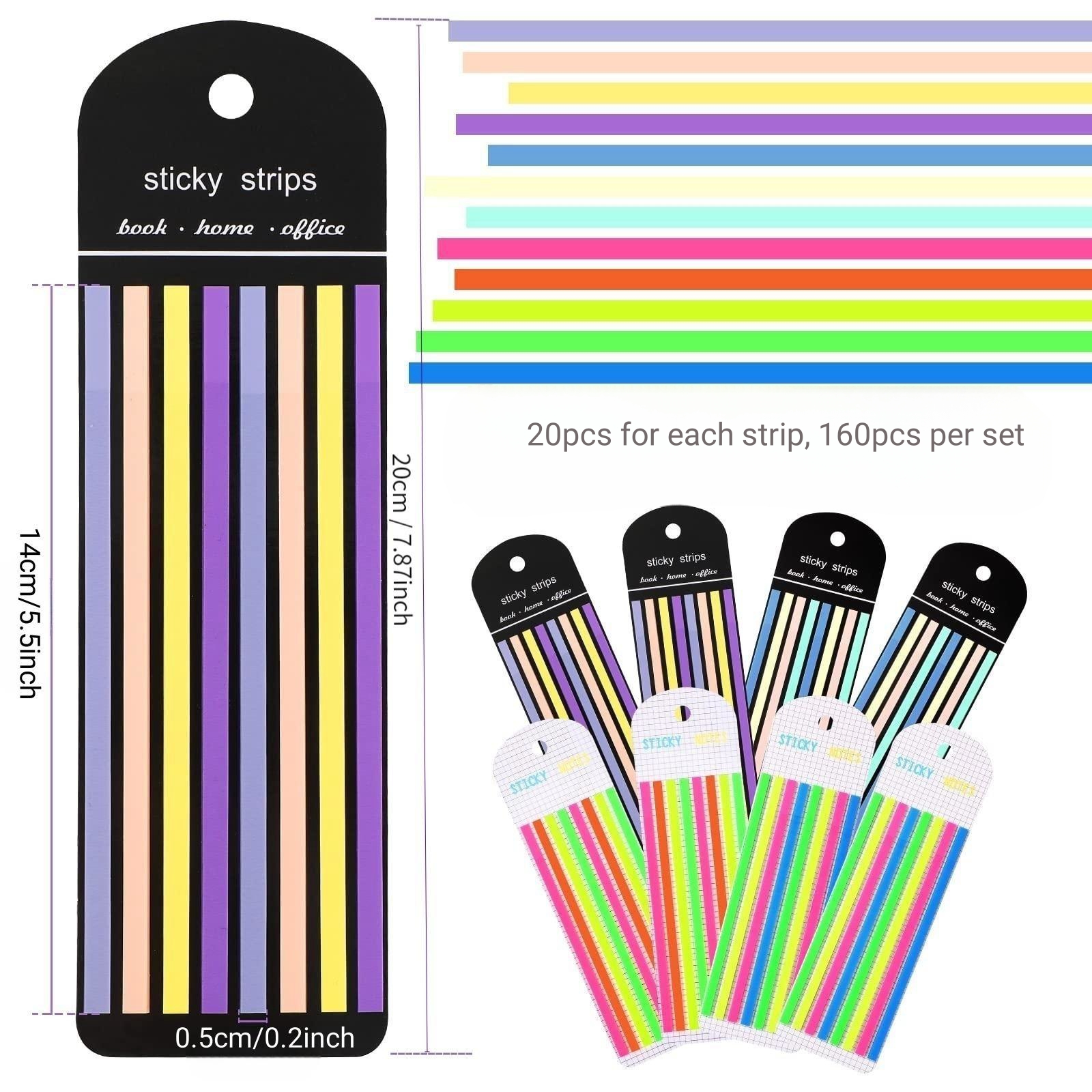 Multi-colored Long Strip Index - đánh giá và giá Index Tab Divider