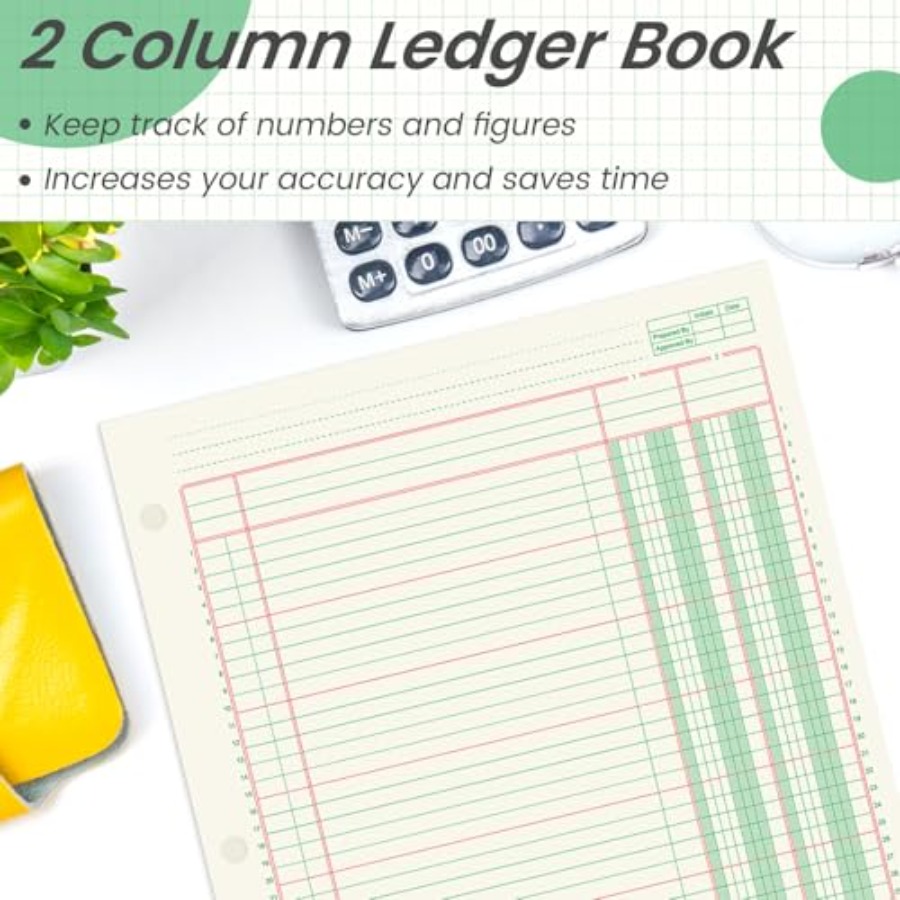 2 Pads 100 Sheets Columnar Ana - đánh giá và giá Paper Punch 3 Hole