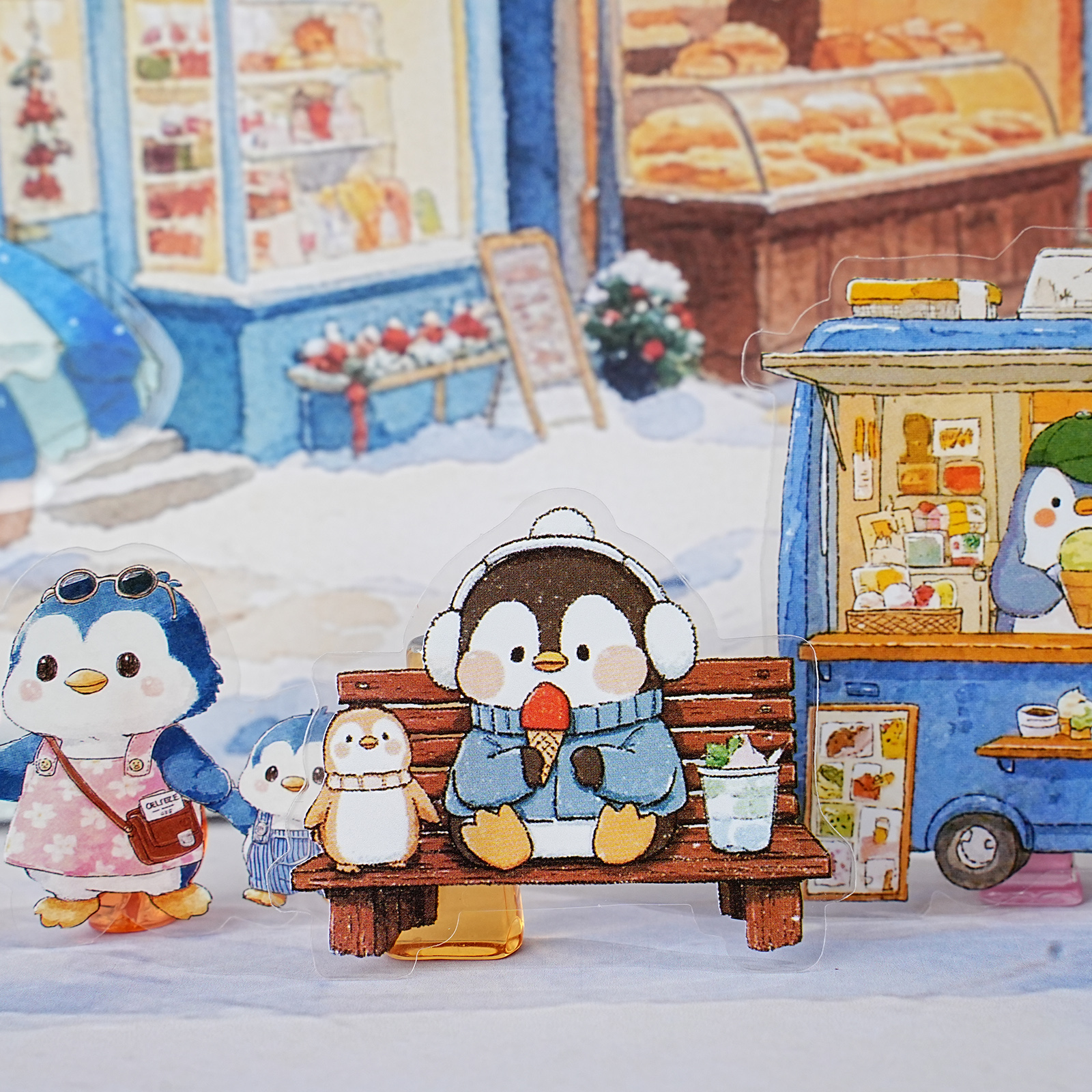 Etori Life 15Pcs Cute Penguin  - đánh giá và giá Stationery And Office Supply Stores