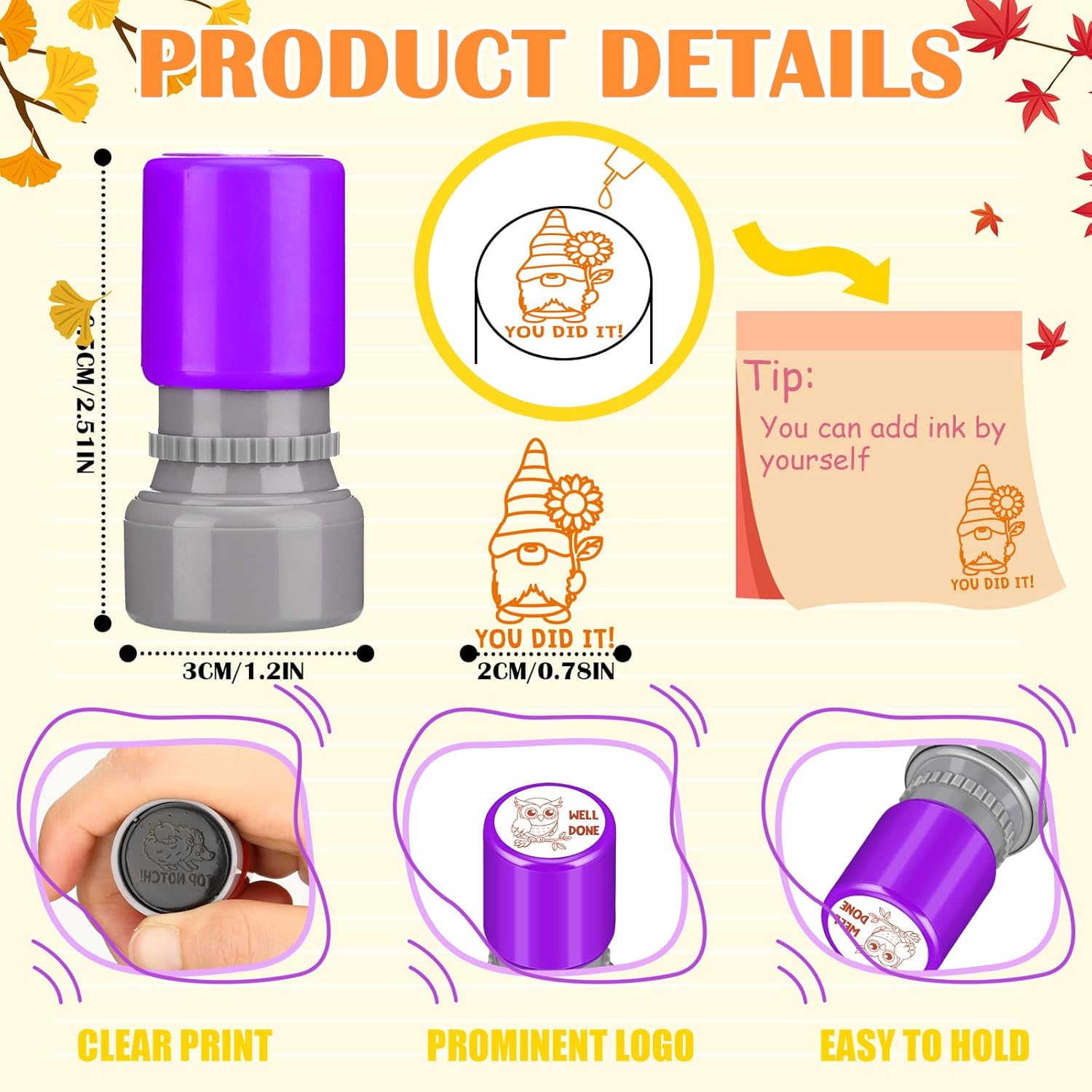 24 Self-Inking Teacher Stamps  - đánh giá và giá Self Inking Stamp