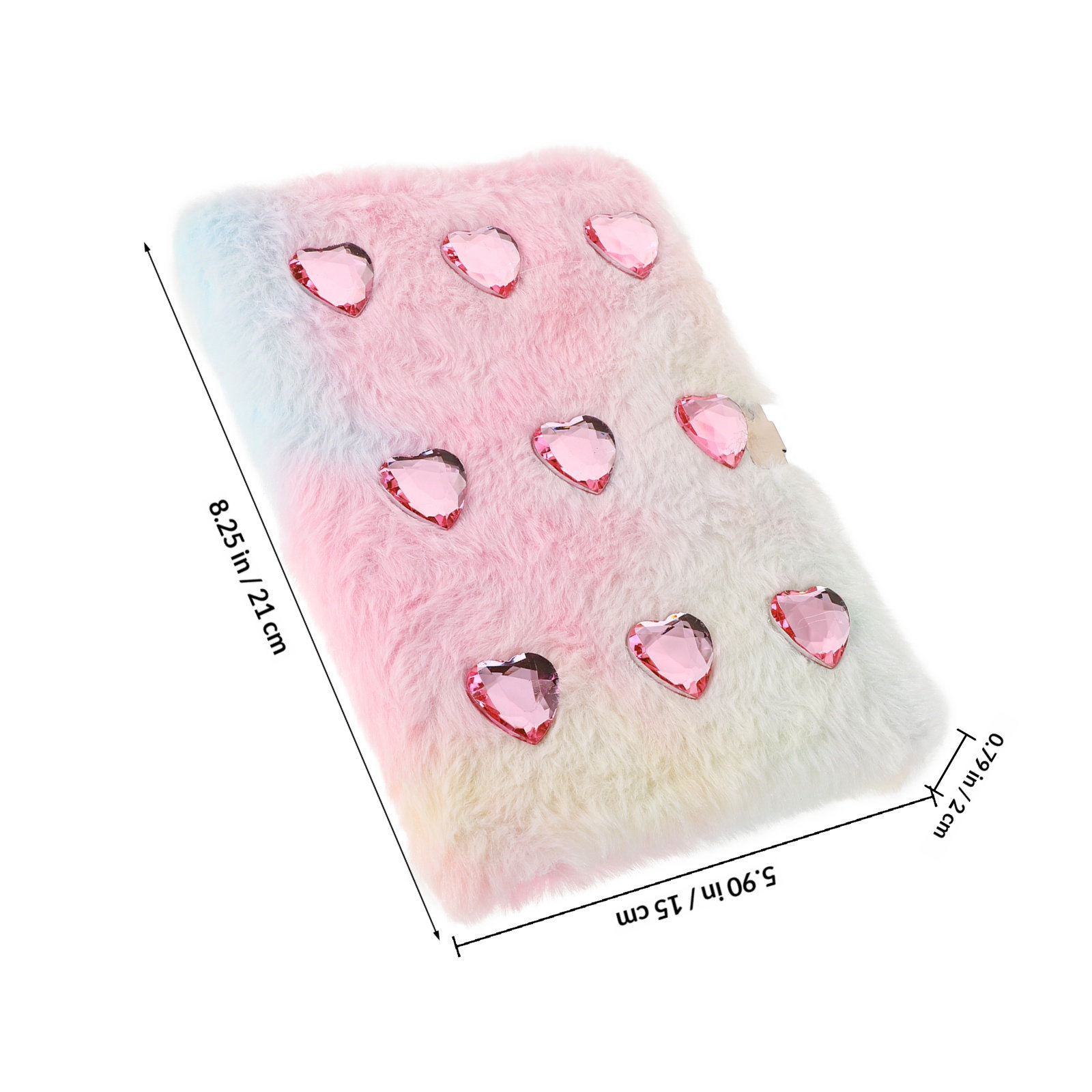 Lockable Heart Book for Girls  - đánh giá và giá Ideal Stationery & Office Supply