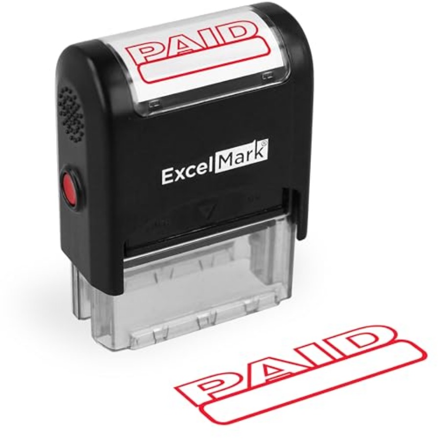 Self Inking Rubber Stamp - Red - đánh giá và giá Self Inking Stamp