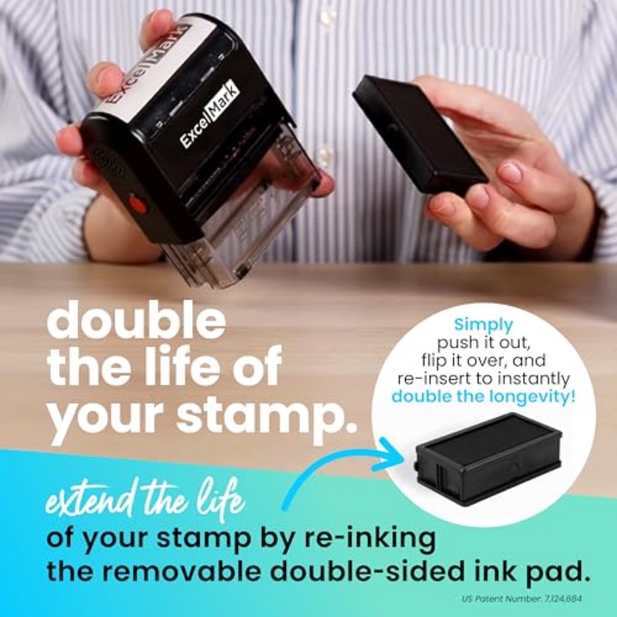 Self Inking Rubber Stamp - Red - đánh giá và giá Self Inking Stamp